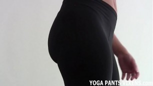 I got some hot new yoga pants I want to show off JOI