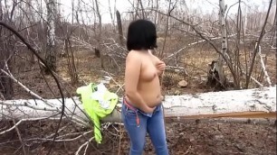 I masturbate in the woods